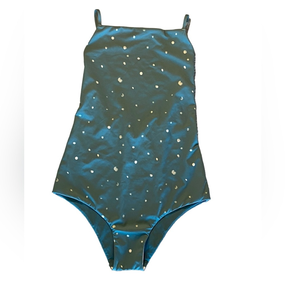 Hurley Green White Polkadot One Piece. Similar to Albion Suits Great Condition